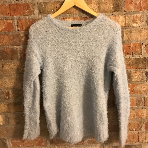 Rampage Sweaters - BOGO 🆓 Rampage pale blue & silver sweater